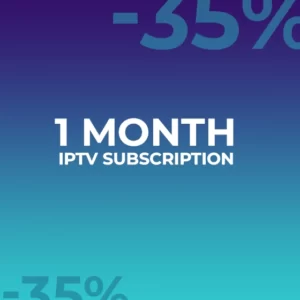 1 Month IPTV subscription
