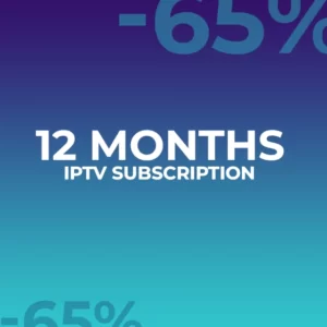 12 Months IPTV subscription